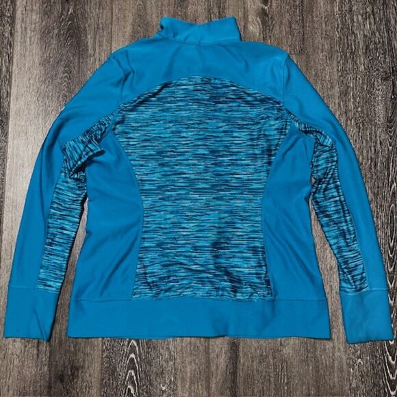 Eddie Bauer Womens Athleisure Jacket Motion Blue Size XL Full Zip Long Sleeve - Picture 4 of 5